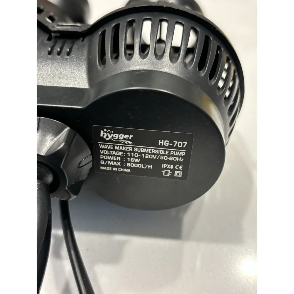 Hygger HG-707 Dual Aquarium Wave Maker Pump – 8000 L/H – Submersible – Tested